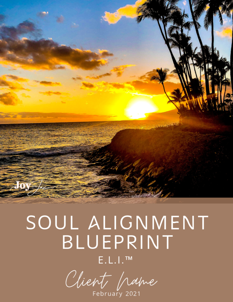 Soul Alignment Blueprint, Energy Assessments | Joy with Jax, www.joywithjax.com